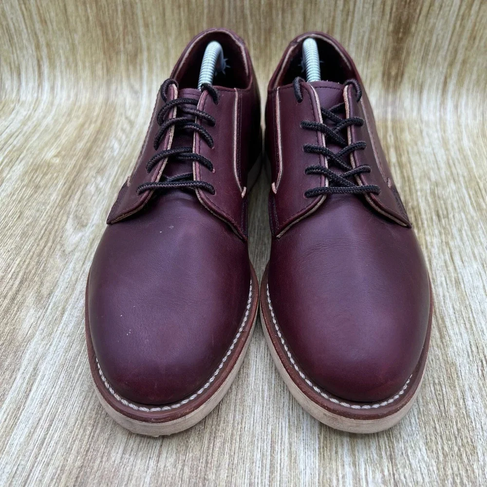 Red Wing Postman Oxford Men's Size 7 Oxblood Burgundy Leather‎ Derby Shoes 3117